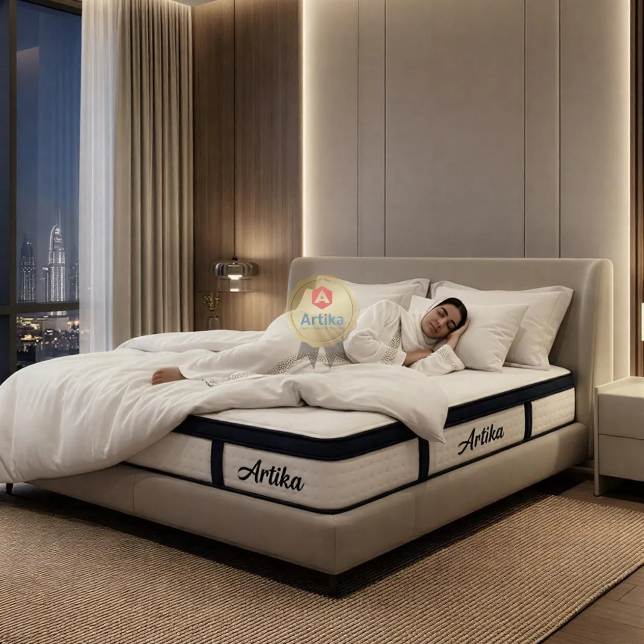 فرشة "آرتيكا" العصرية ذو التصميم الانسيابي الفاخر